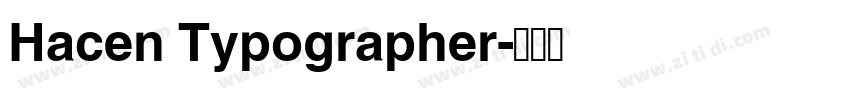 Hacen Typographer字体转换 Hacen Typographer字体转换